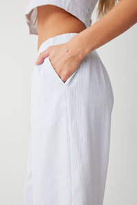 Nantucket Striped Cotton Pant - Sleepy Stripe