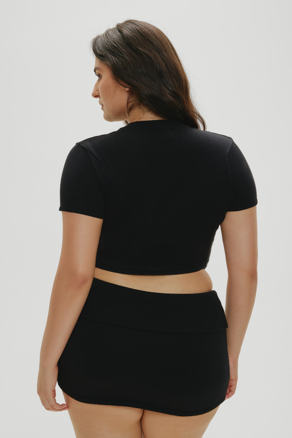 x Khy Briar Cloud Knit Skirt  Midnight Serenade