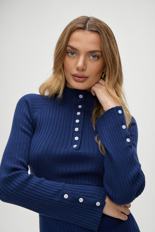 Product--Duke Sweater in Midnight Blue