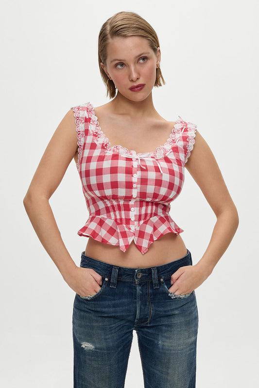 Product--BELLA HADID Fleetwood Top Malibu Picnic