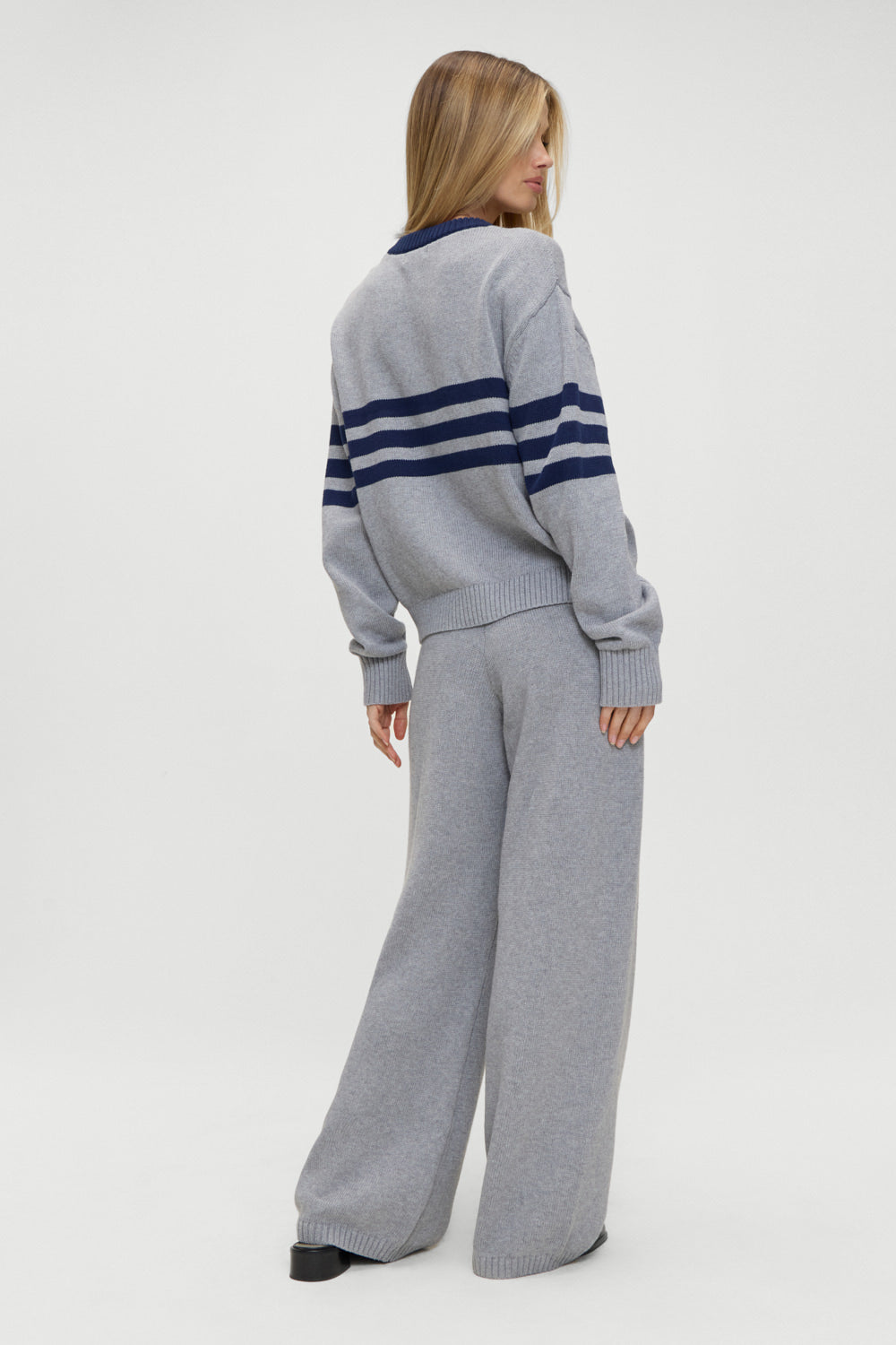 Kip Oversized Crewneck Sweater  Rain Cloud