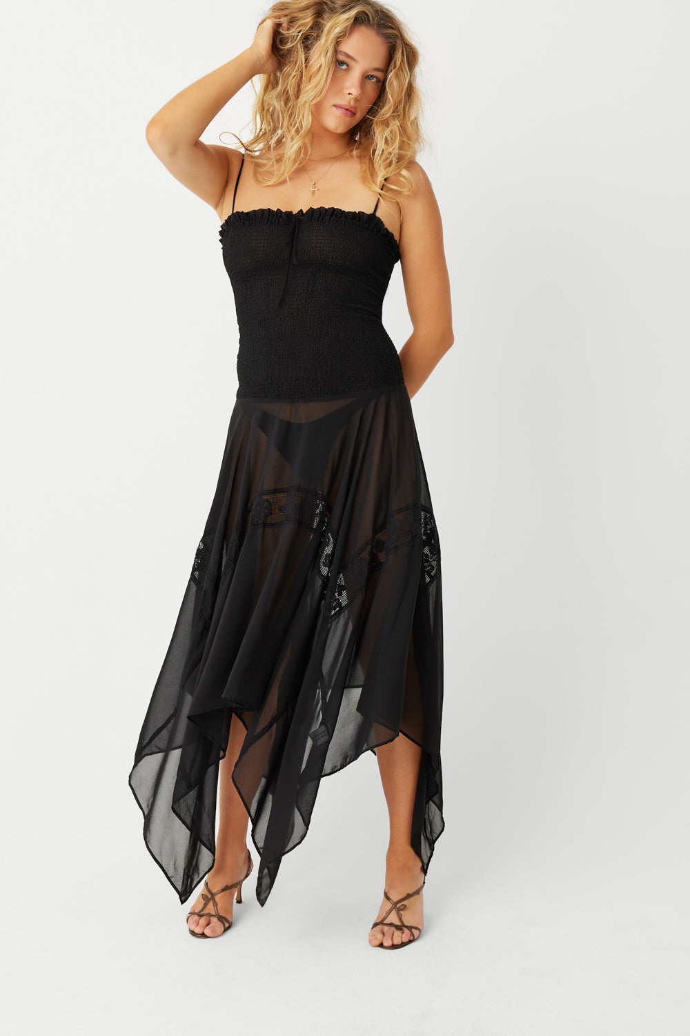 Frankies Bikinis | Night Princess Maxi Dress | Black Black / S Frankies Bikinis | Night Princess Maxi Dress | Black Black / S