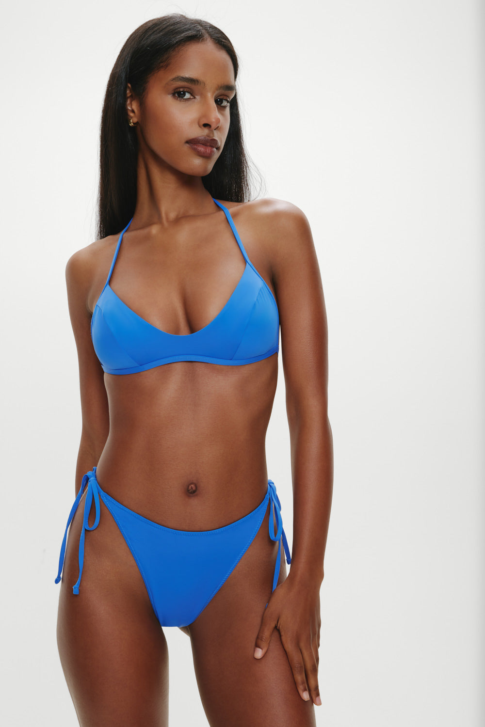 Romeo Cheeky String Bikini Bottom  Lake Blue
