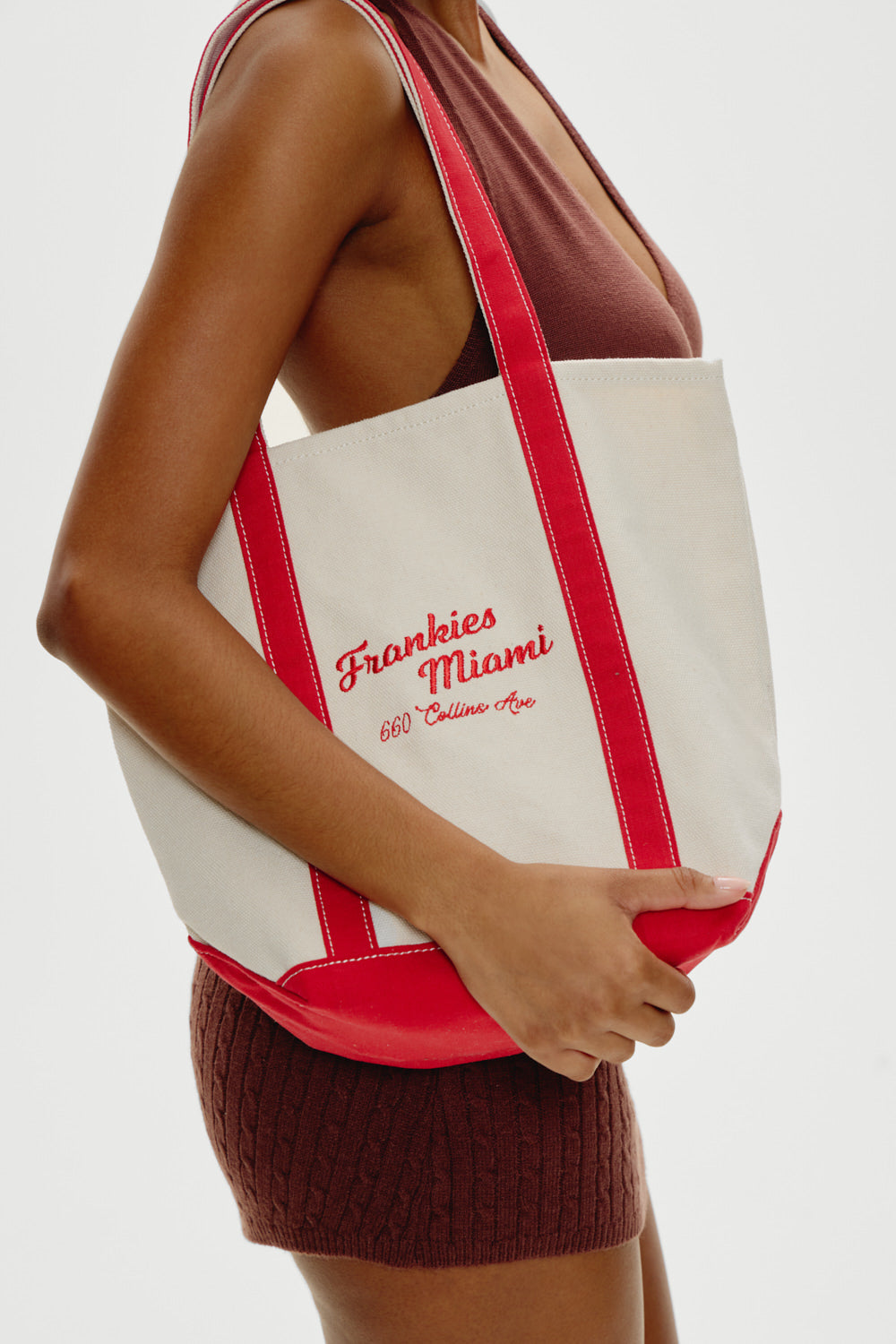 Vacation Canvas Tote Bag  Miami