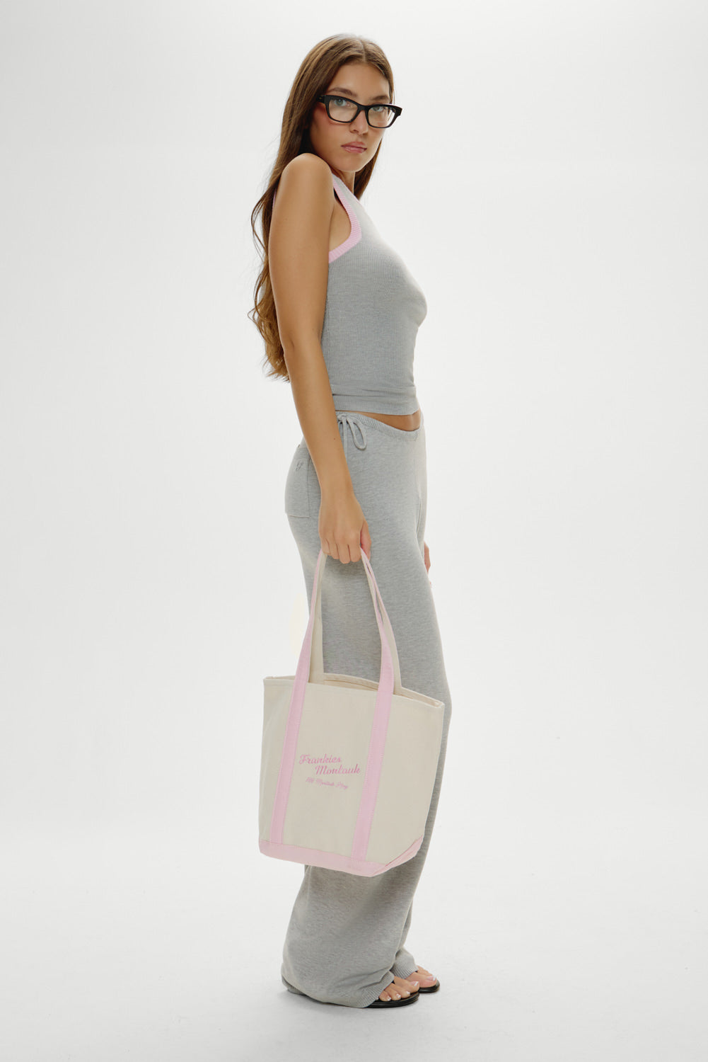 Vacation Canvas Tote Bag  Montauk