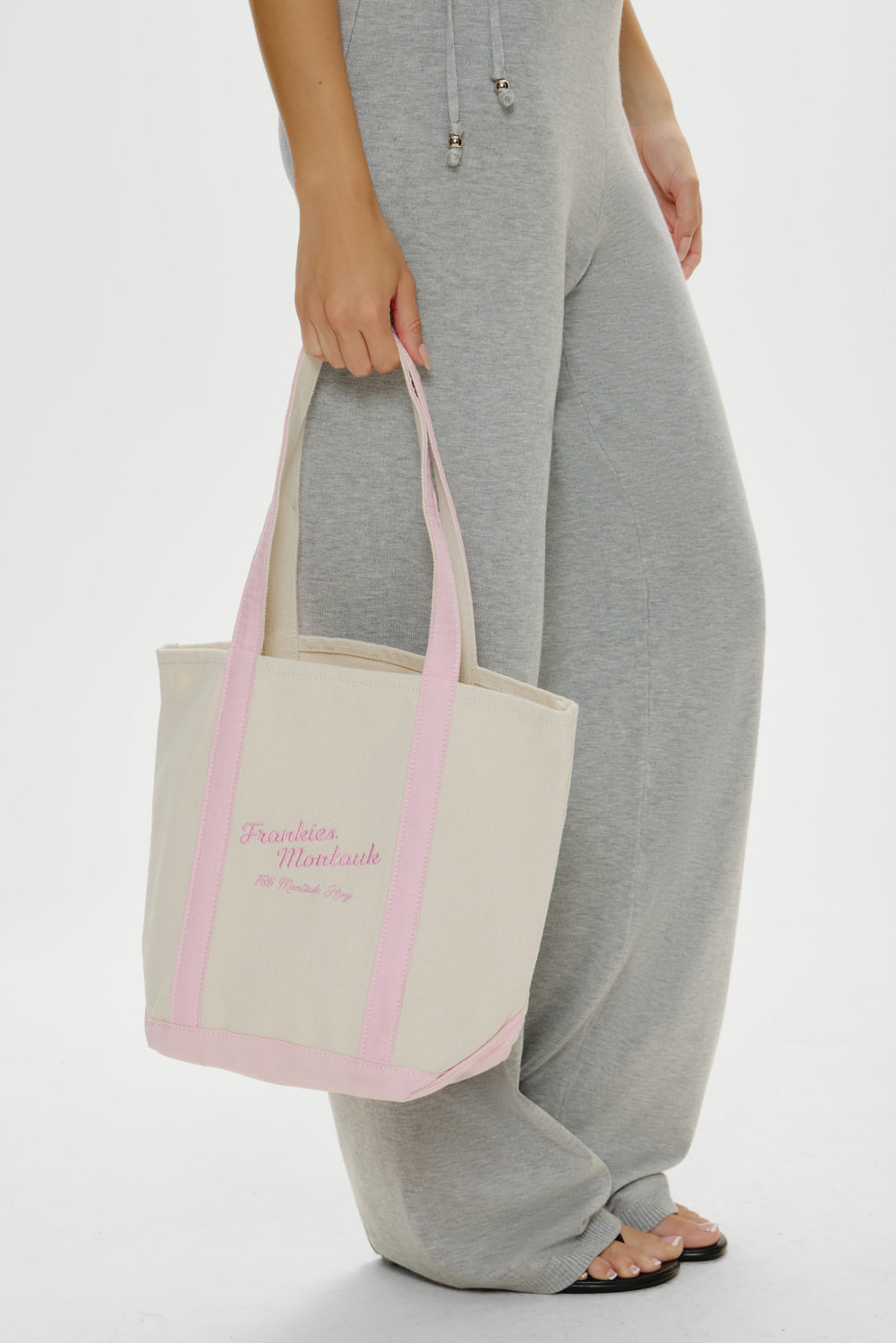 Vacation Canvas Tote Bag  Montauk