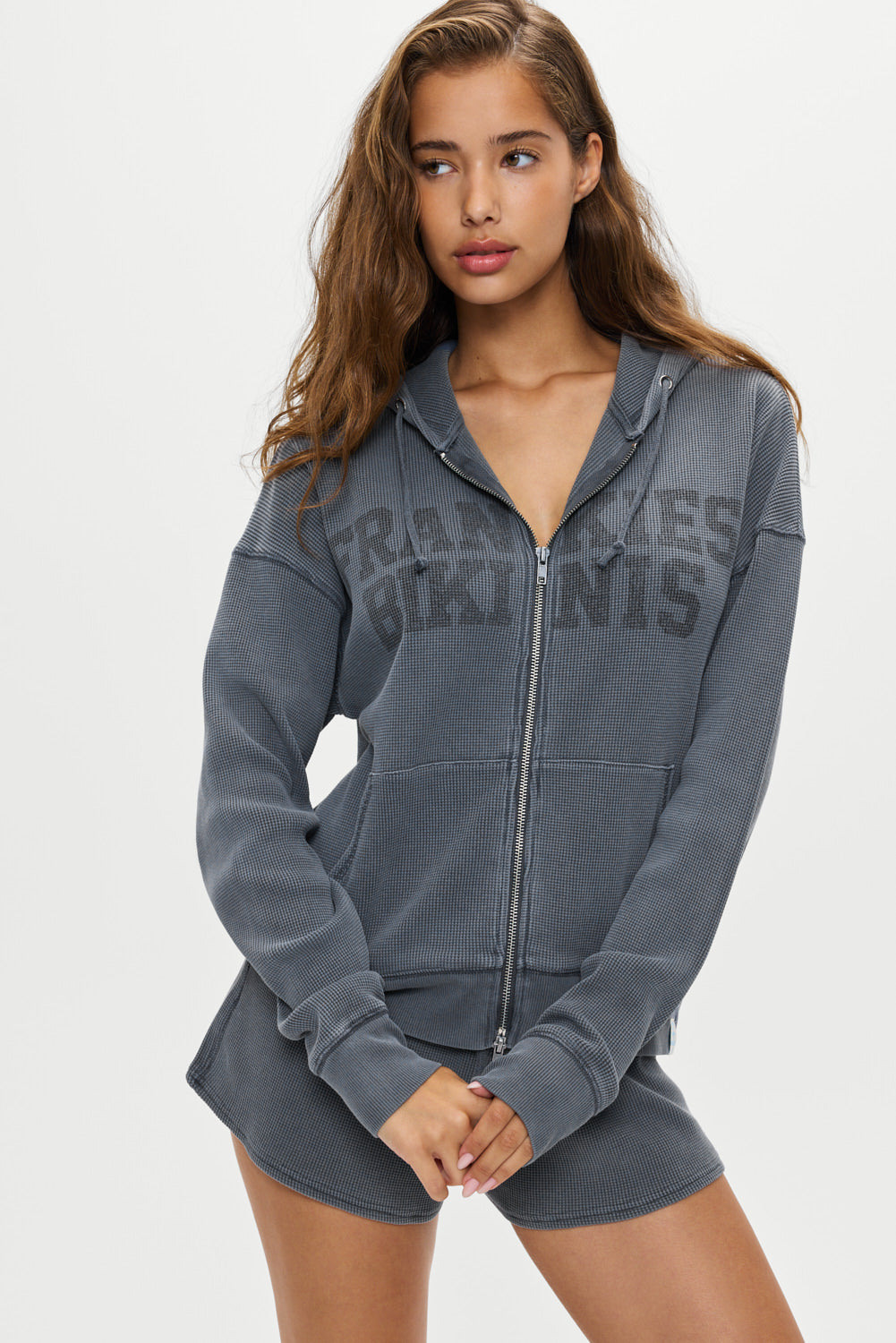 Weekend Thermal Hoodie  Shadow Blue