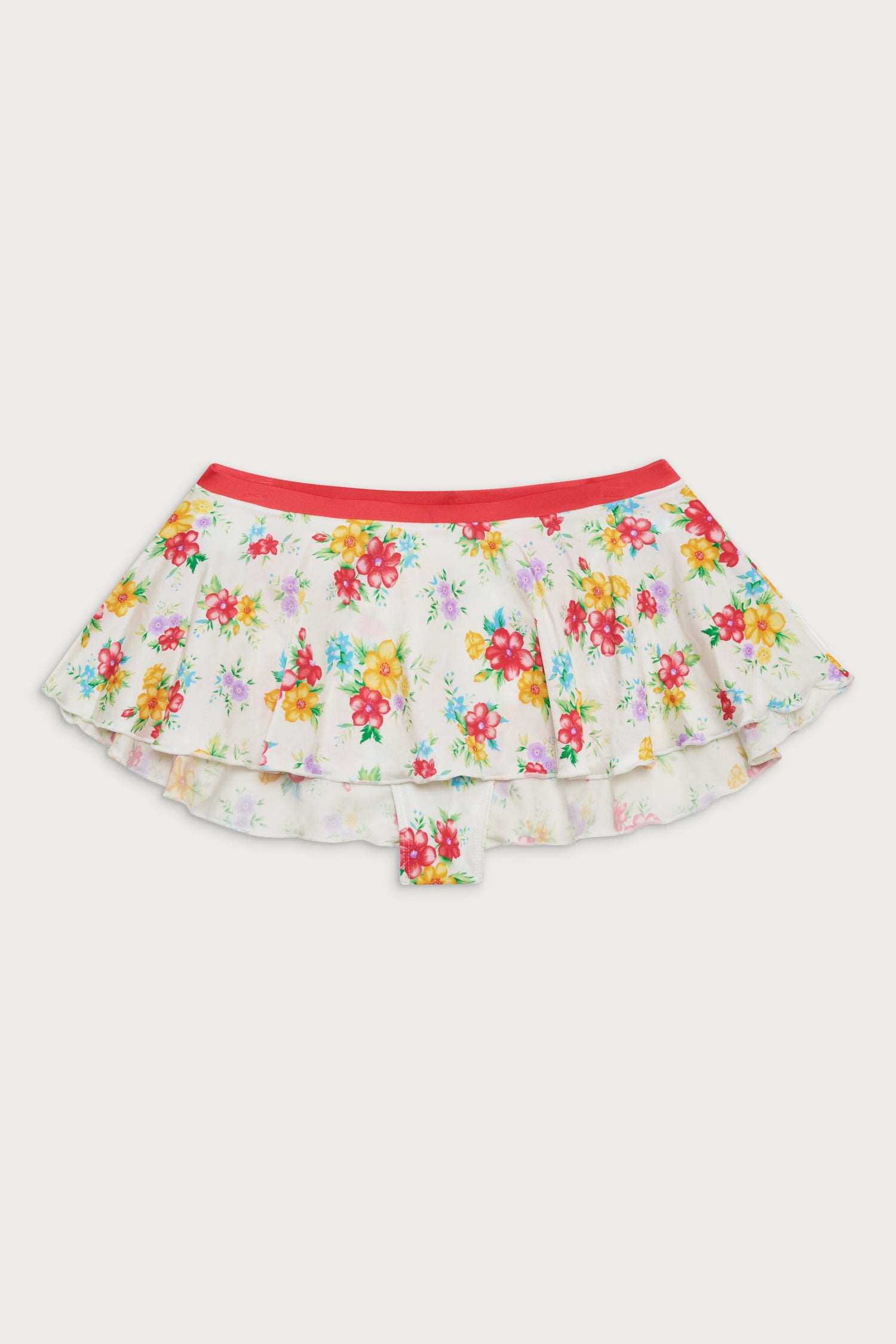Izabella Shine Swim Skirt  Sweet Hibiscus