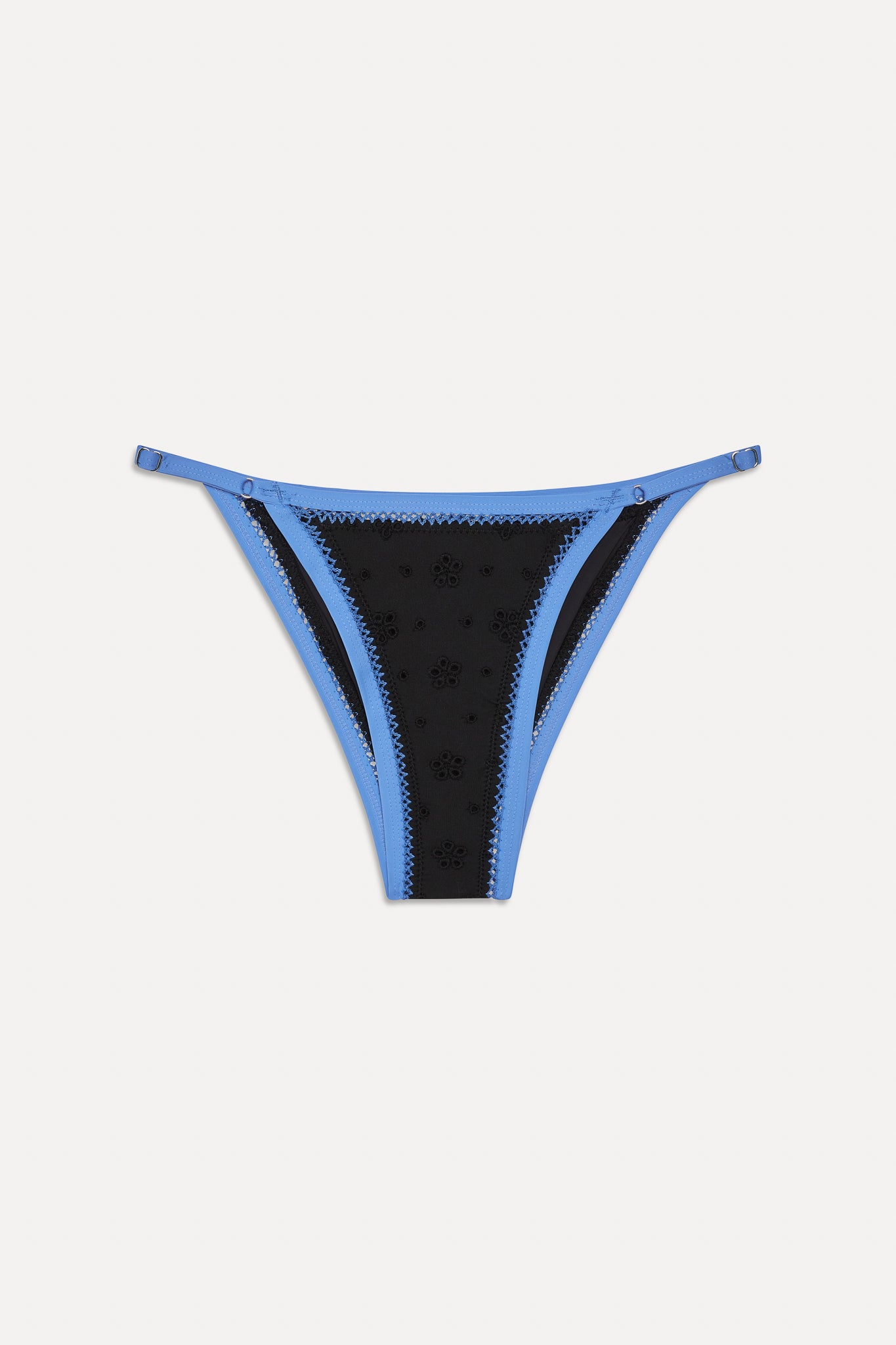 Luna Cheeky Eyelet Bikini Bottom  Eclipse