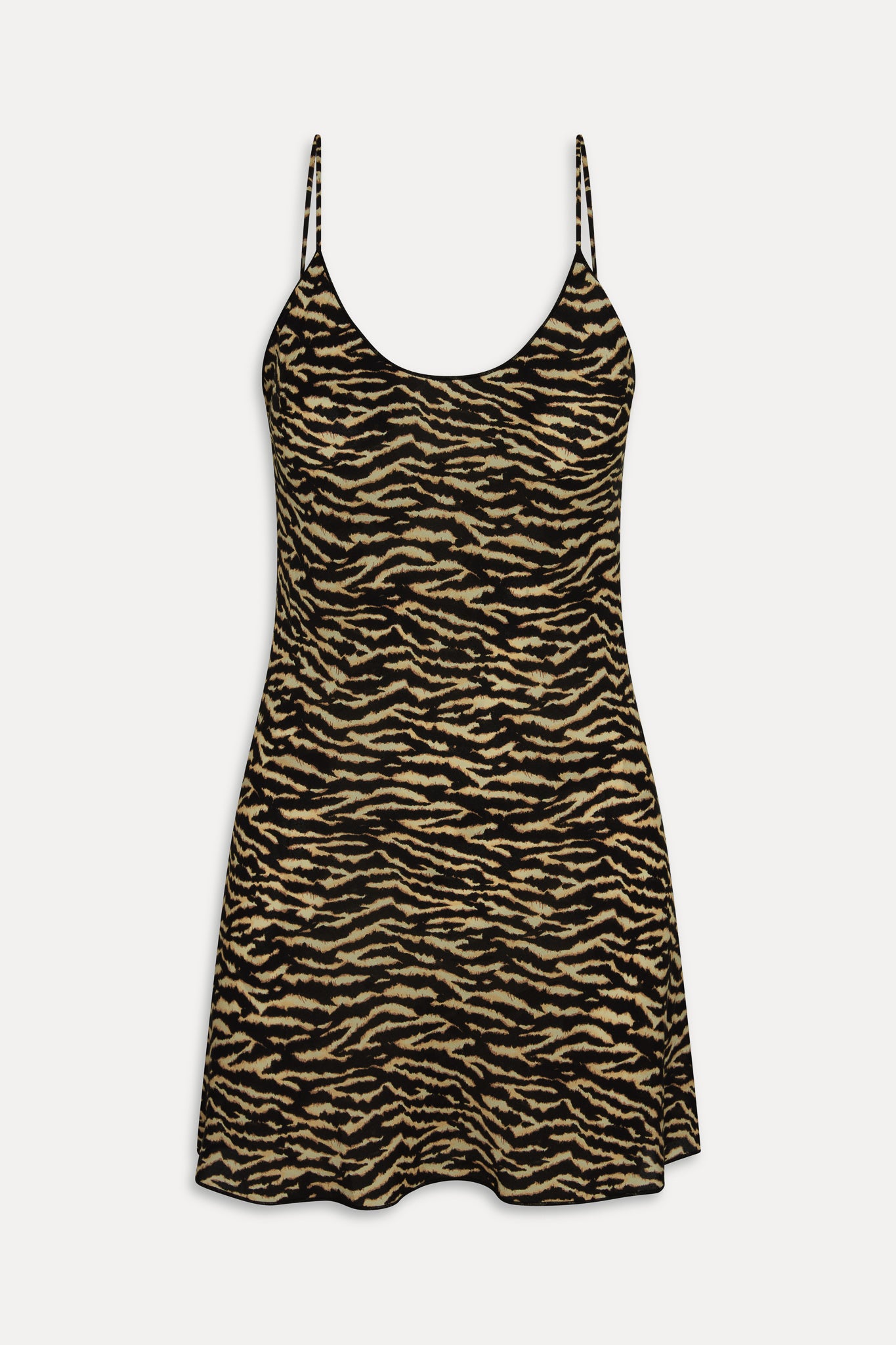 x Réalisation Par Luz Mini Slip Dress  Vintage Tiger