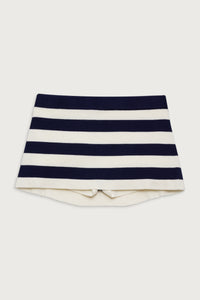 Marialla Knit Mini Skort - Sea Stripe