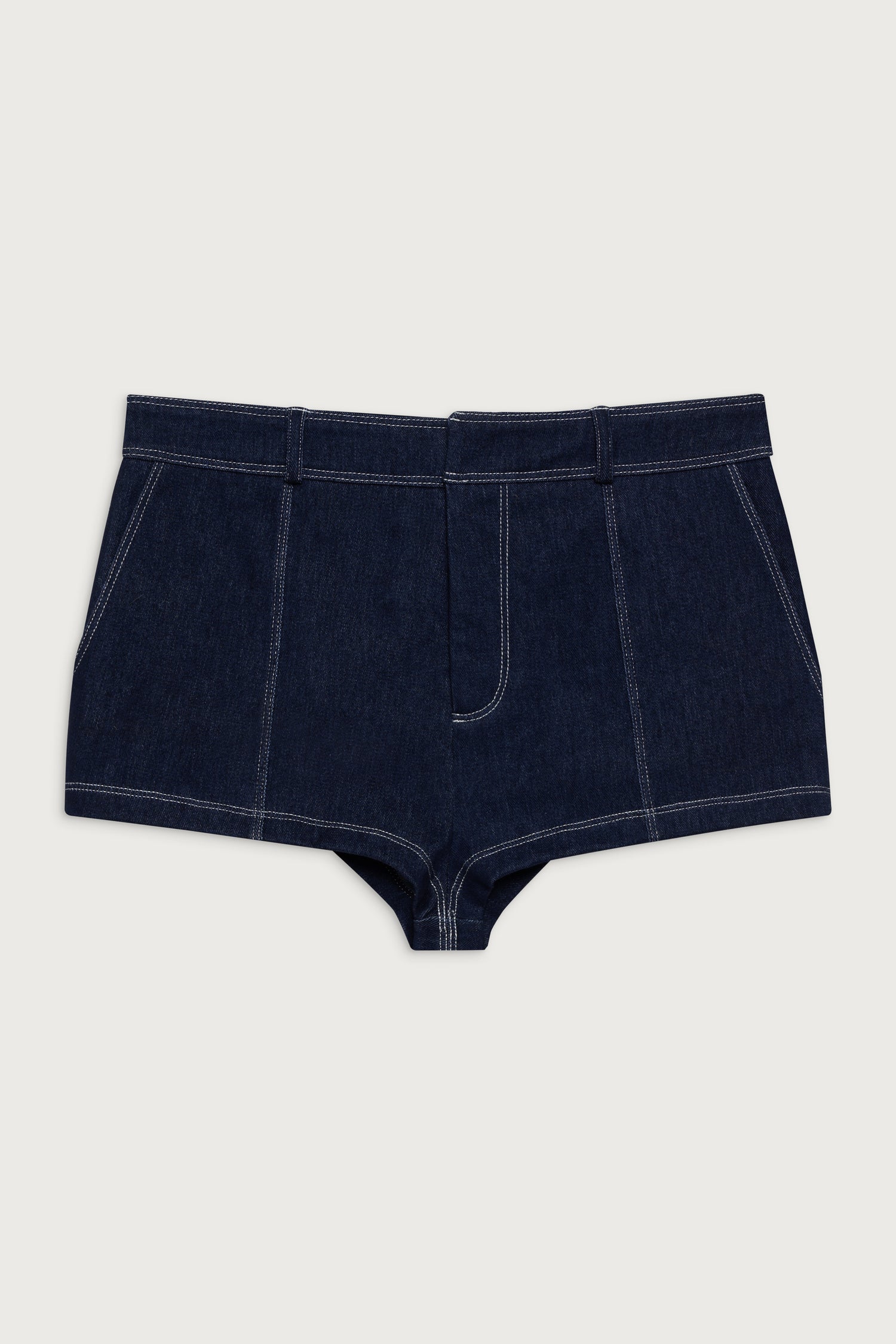 Mary Denim Mini Short  Blue Denim