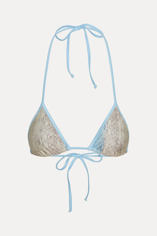 Nick Top - Blue Python by Frankies Bikinis