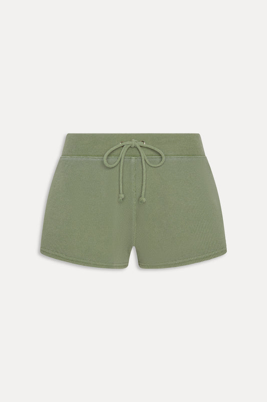 Noah Thermal Mini Shorts - Fern by Frankies Bikinis