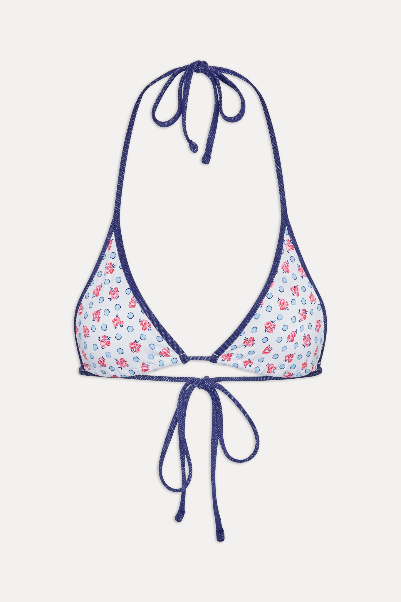 Paradise Halter Bikini Top  Wild Rose