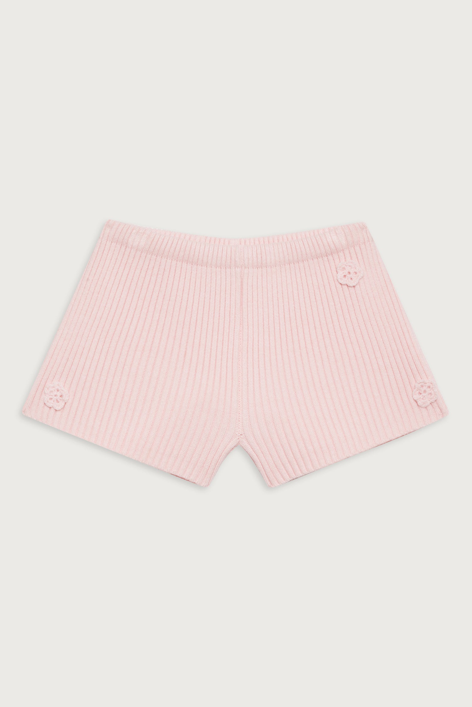 Providence Cloud Knit Mini Short - Rose Quartz