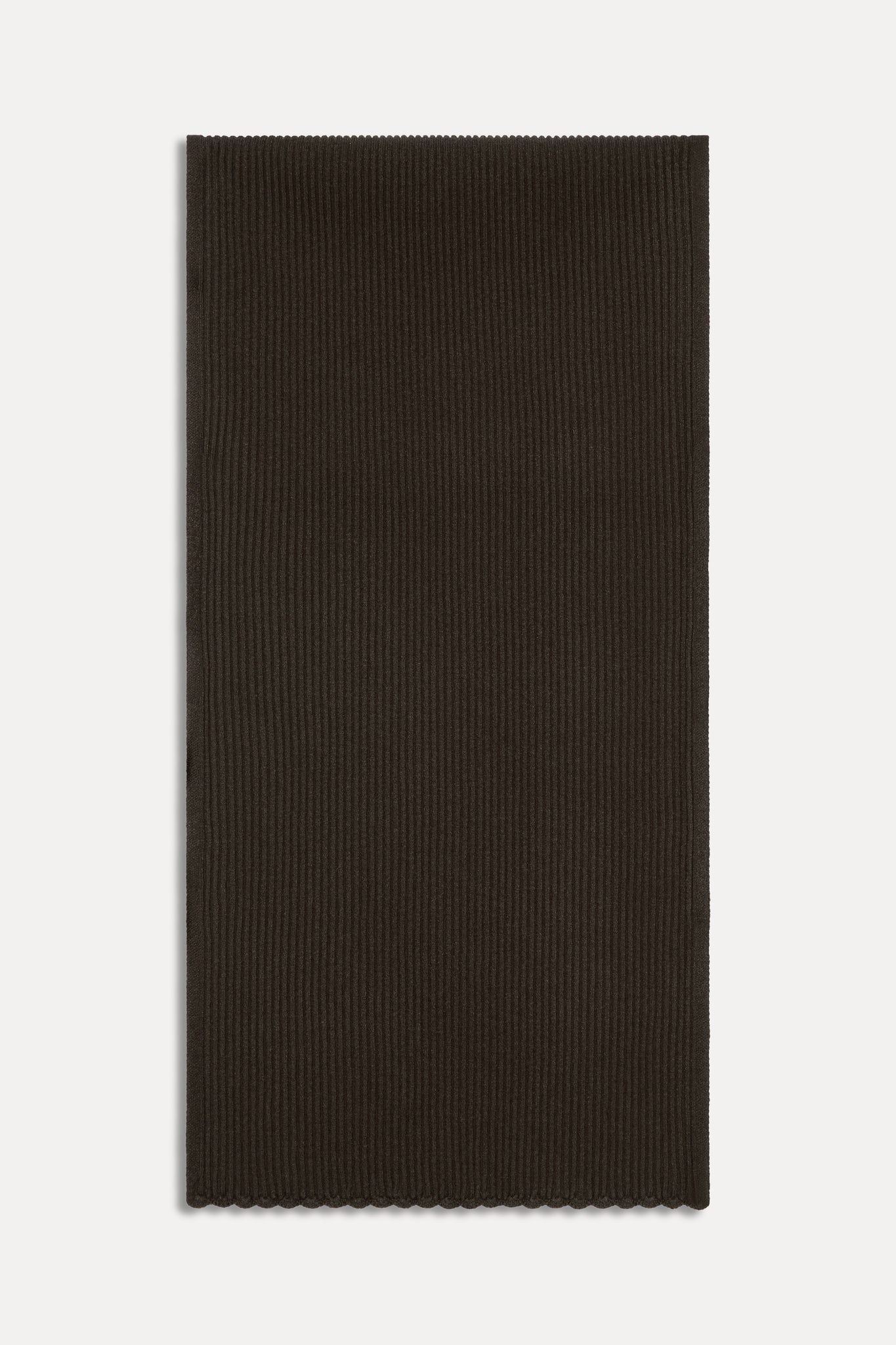 Snug Knit Scarf  Chocolate Brown