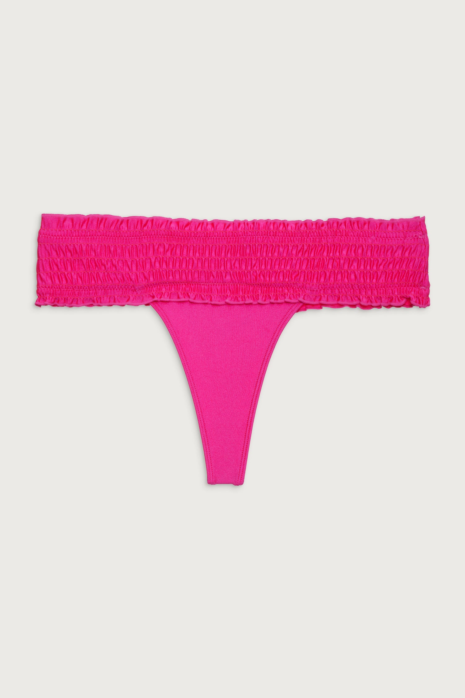 Sofia Micro Shine Bikini Bottom  Candy Pink