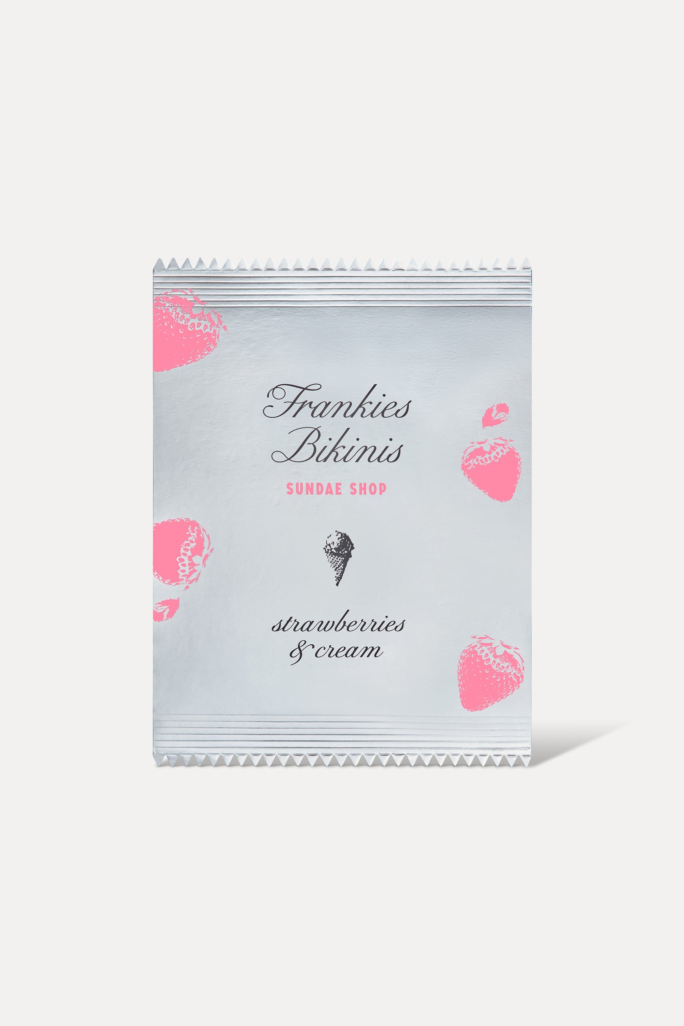 Tia Skimpy String Bikini Bottom  Strawberries & Cream
