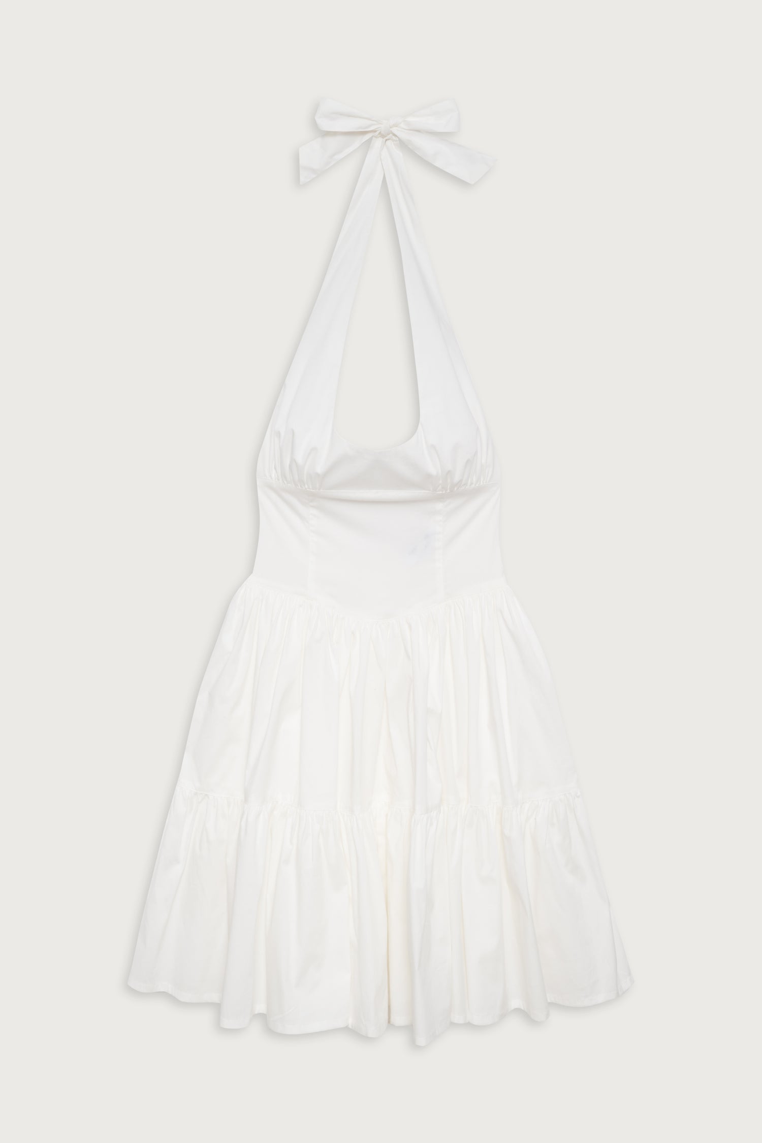 Tulsa Halter Midi Dress  White