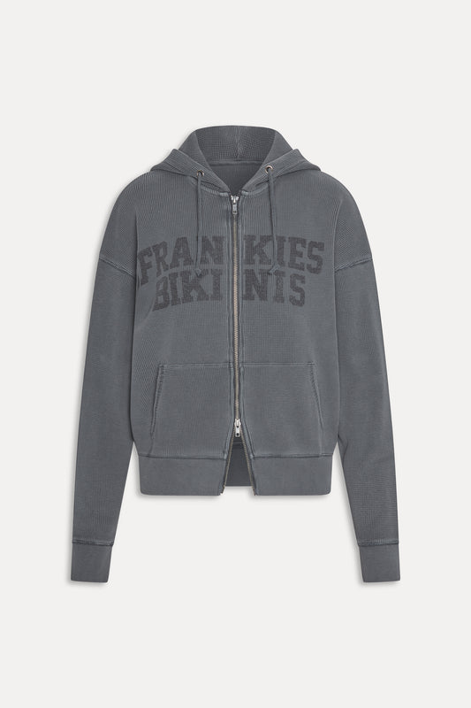 Weekend Thermal Hoodie - Shadow Blue by Frankies Bikinis