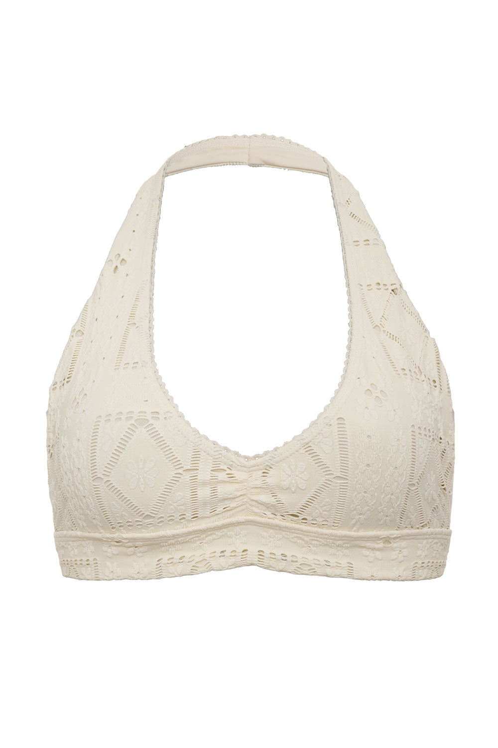Edie Halter Bikini Top  Angel Dust