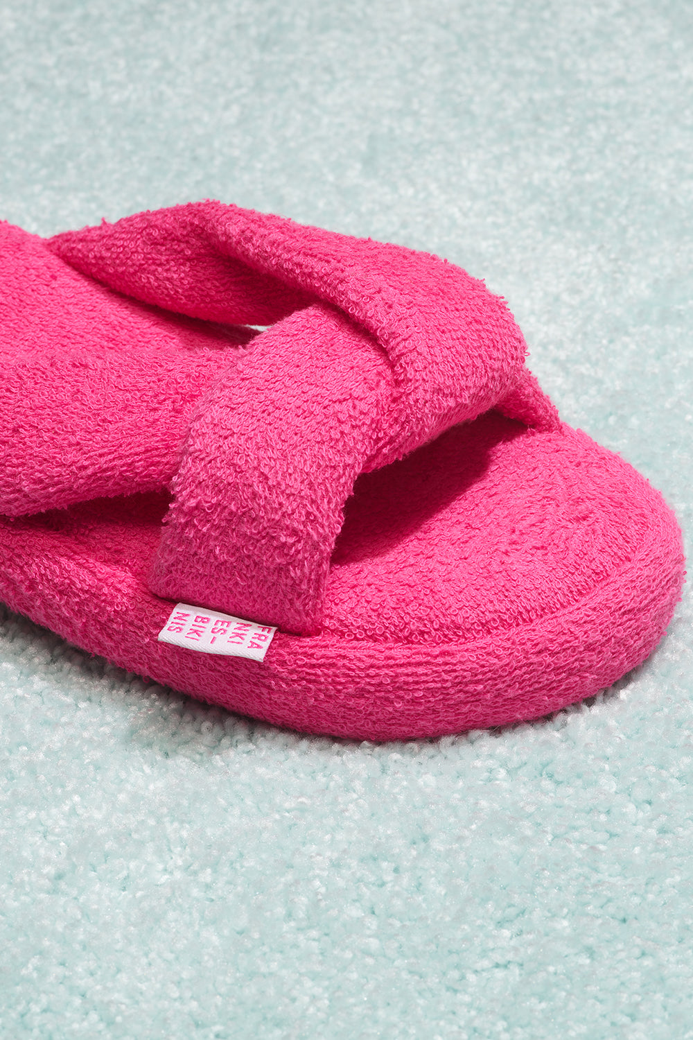 Juna Terry Slide Sandal  Rosewood