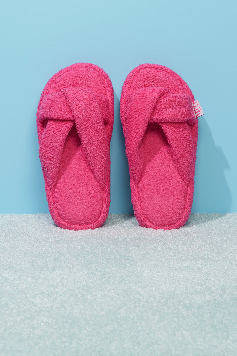 Juna Terry Slide Sandal  Rosewood