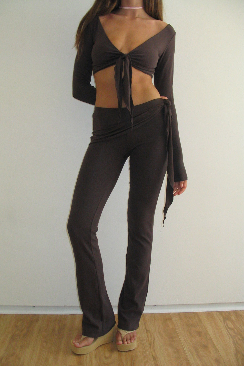 Astrid Low Rise Flare Legging  Creme Brulee