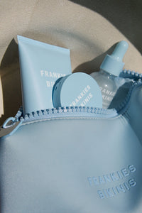 Baby Blue Neoprene Beauty Bag