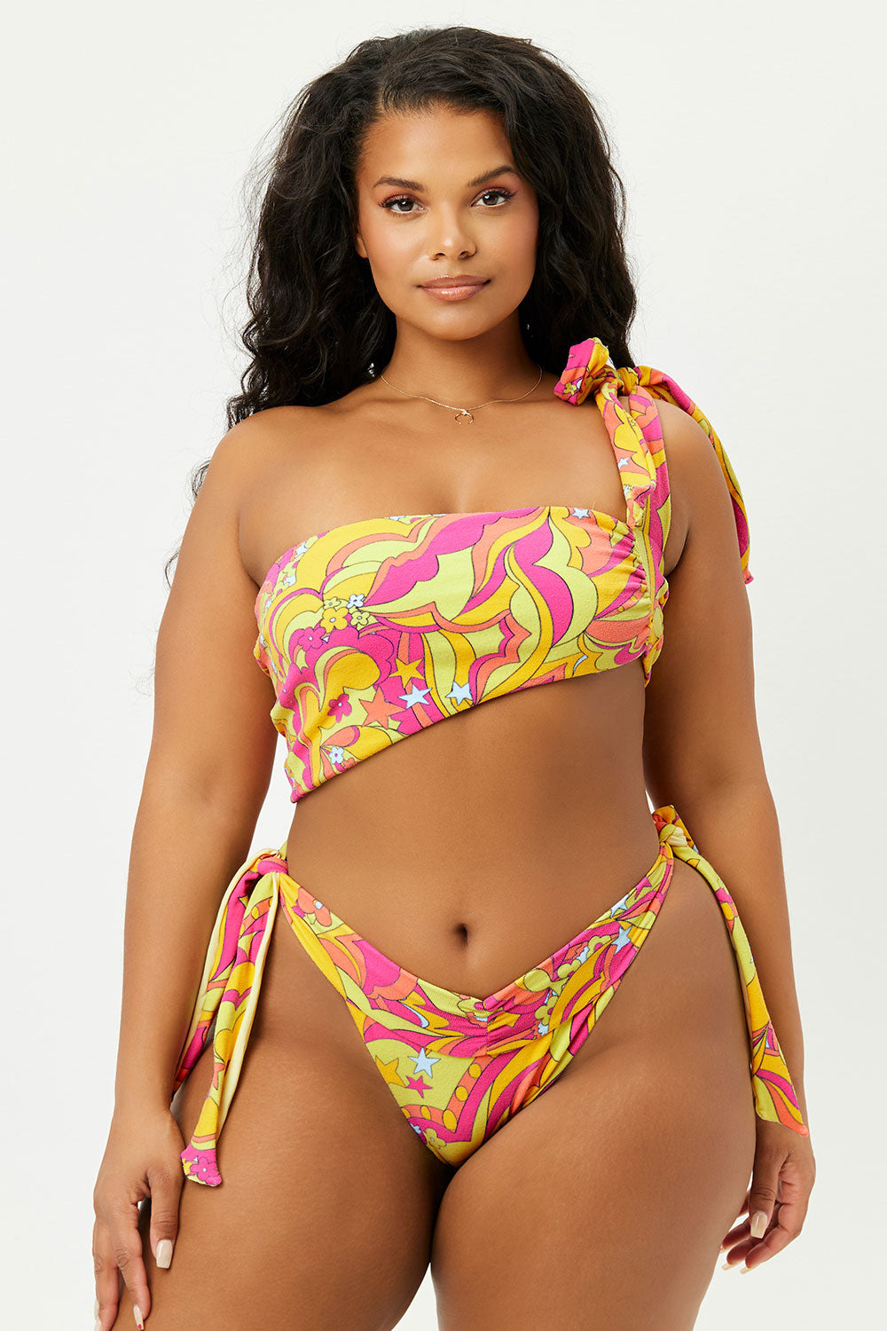 Bella Terry Bandeau Bikini Top  Peace Terry