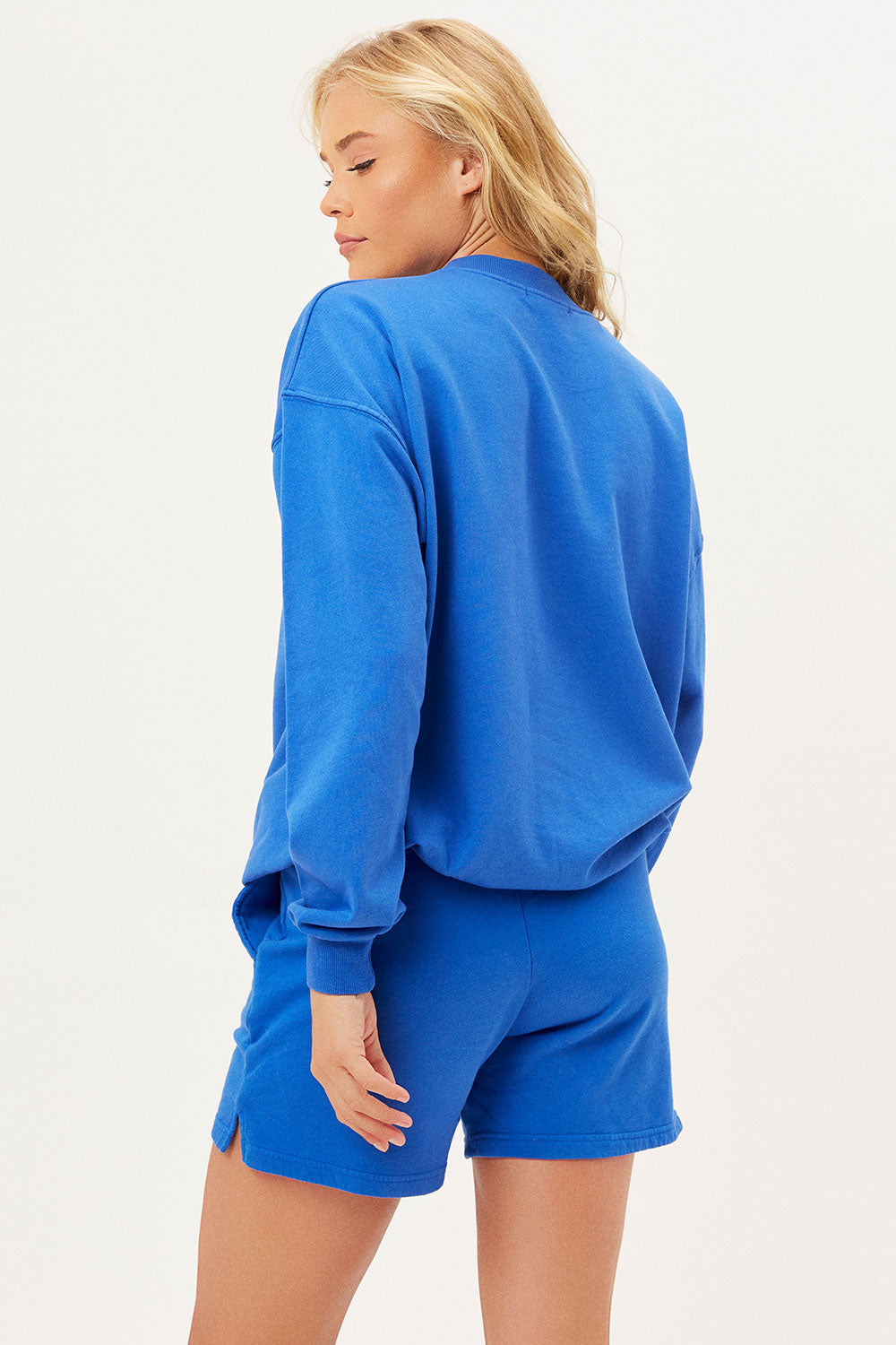 Bennie Oversized Crewneck Sweatshirt  Pacific