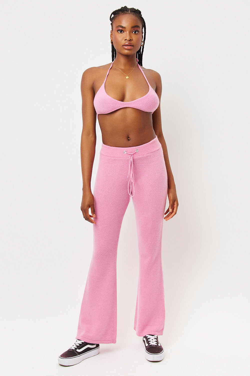 Breakwater Cashmere Pant  Rose