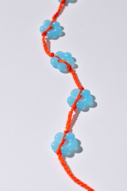 Product--Daisy Chain Necklace Papaya