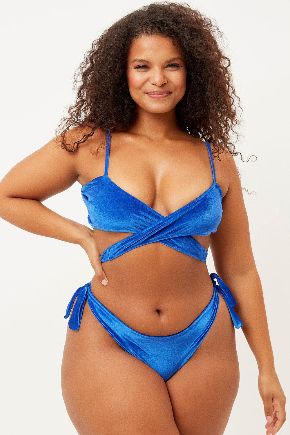 Falcon String Cheeky Bikini Bottom  Pacific