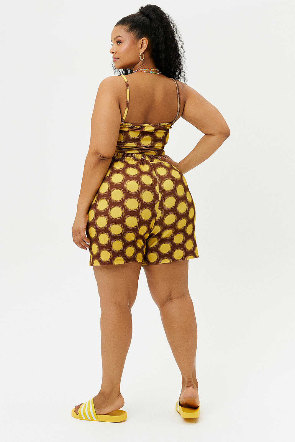 Fifi Terry High Waist Shorts  Golden