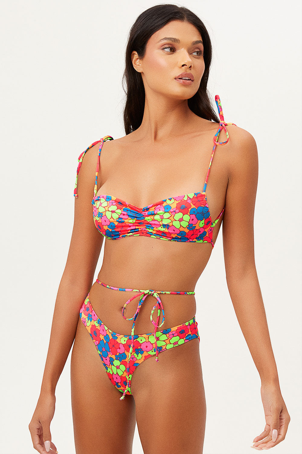 Foxy String Bandeau Bikini Top  Groovy