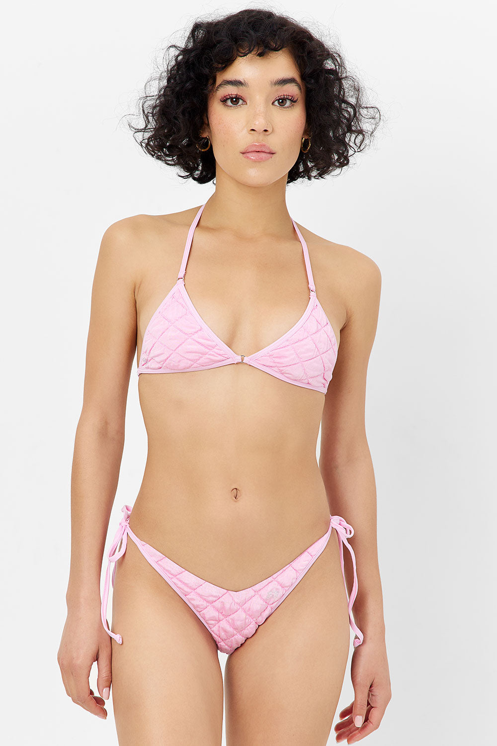 Connor String Cheeky Bikini Bottom  Baby Pink