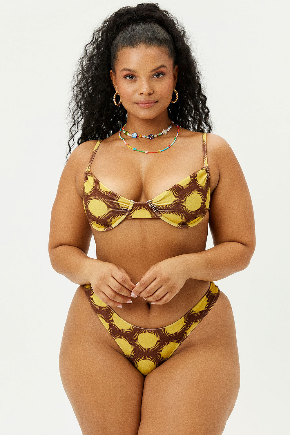 Maggie Terry Underwire Bikini Top  Golden