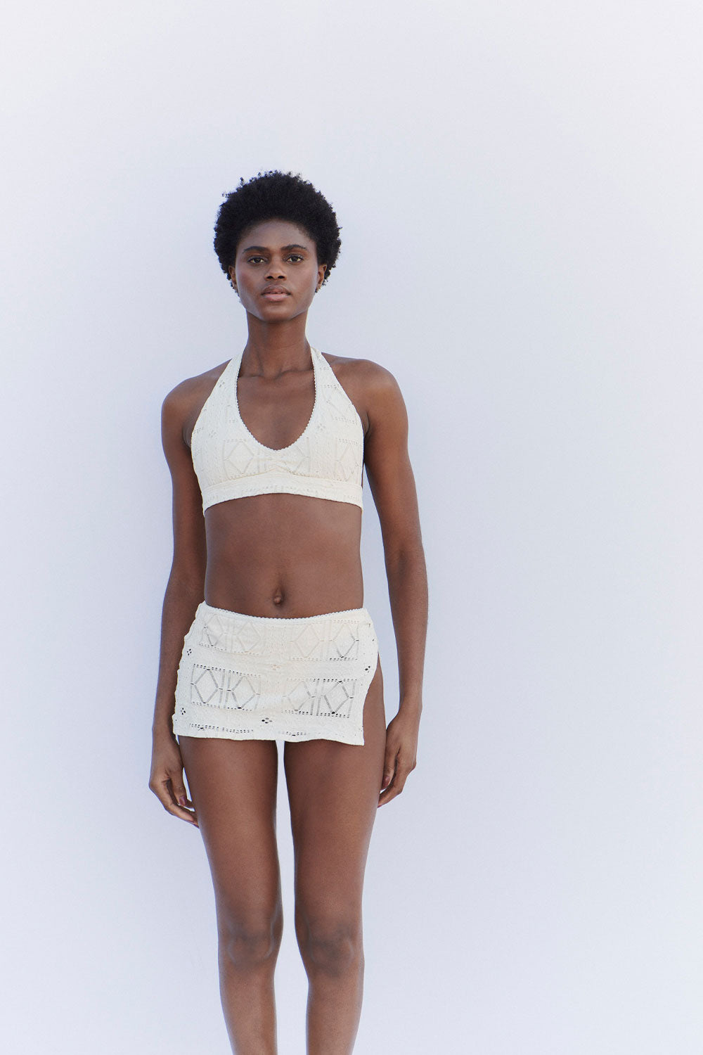Marty Swim Skirt Bikini Bottom  Angel Dust