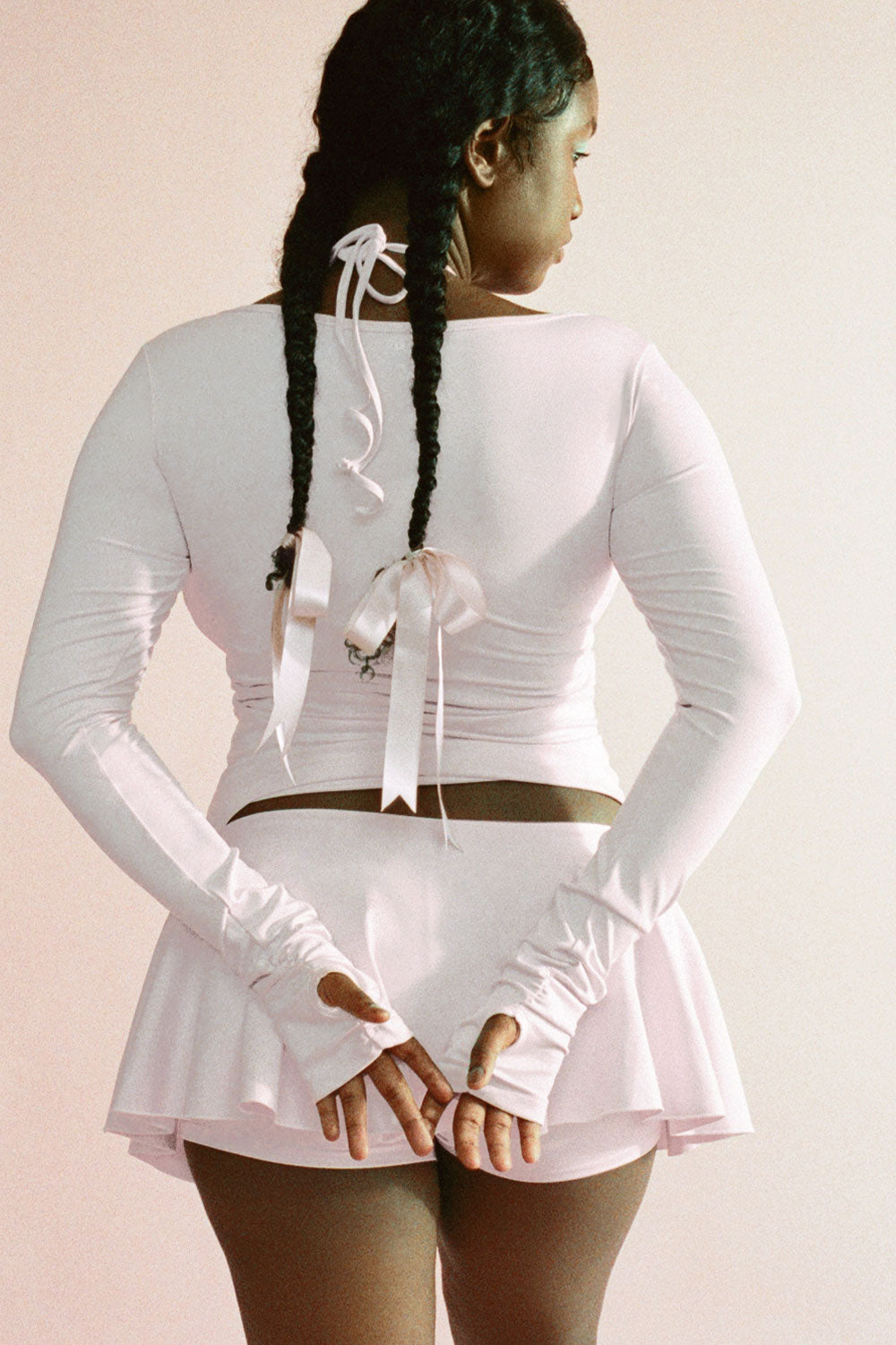 Odette Long Sleeve Top  Icy Pink