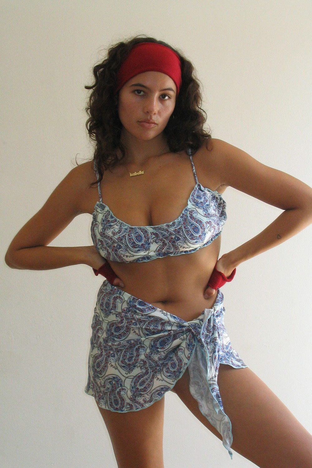 Paraiso Shine Wrap Sarong  Paradiso Paisley