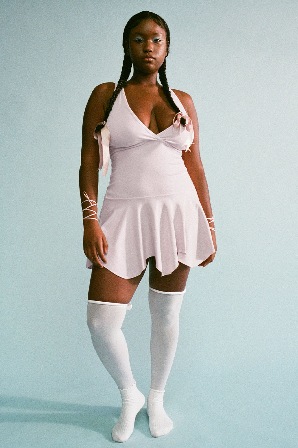 Pirouette Racerback Dress  Icy Pink