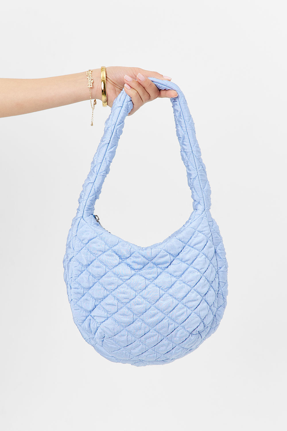 Puff Bag  Baby Blue