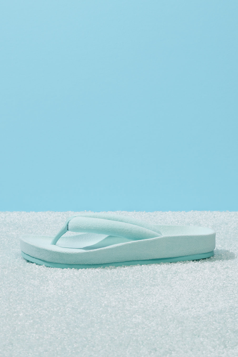 Puffer Padded Flip Flop - Baby Blue