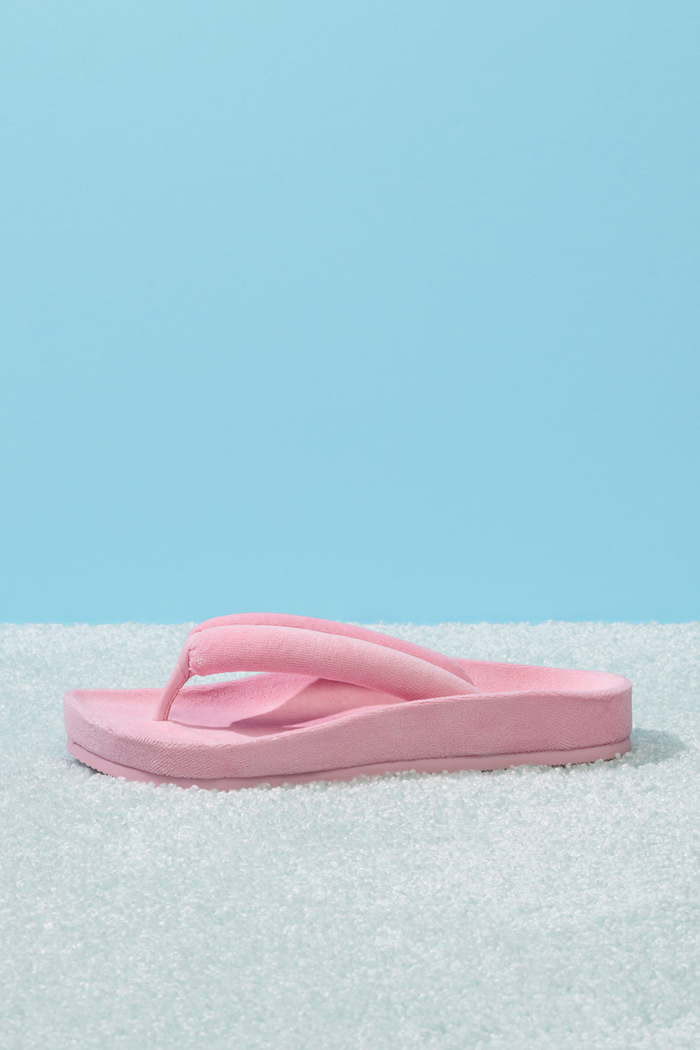 Puffer Padded Flip Flop  Baby Pink
