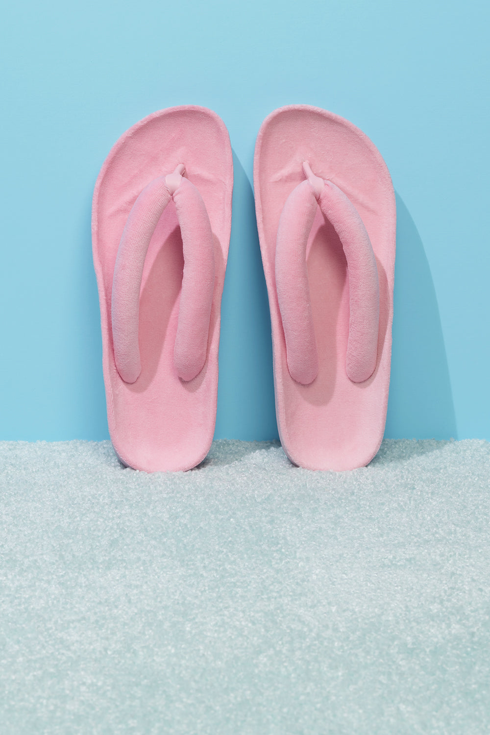 Puffer Padded Flip Flop  Baby Pink