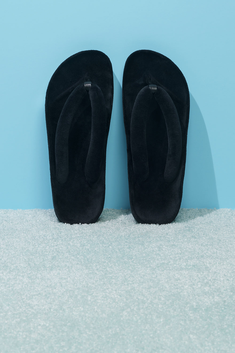 Puffer Padded Flip Flop  Black