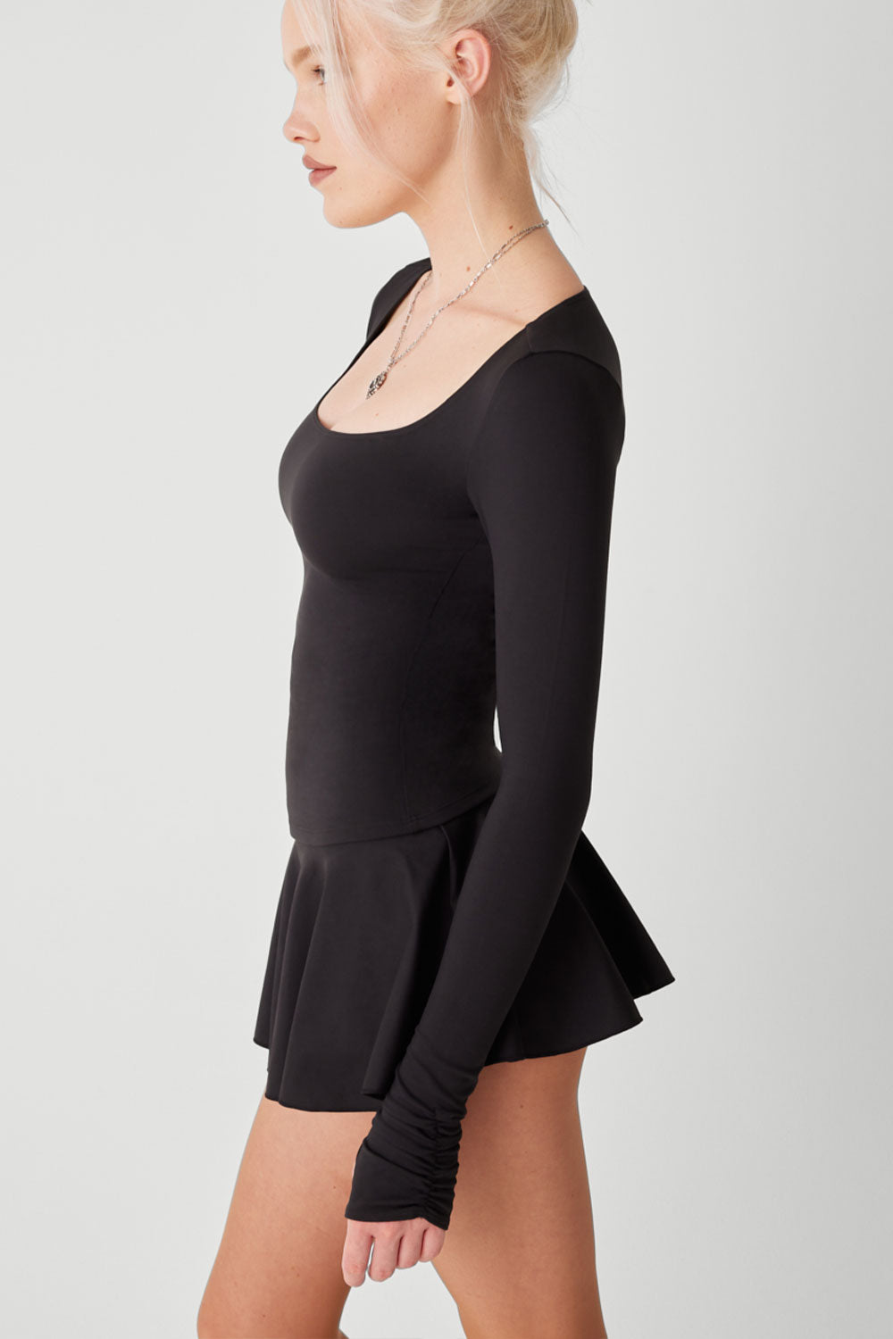 Star Low Rise Skort  Black