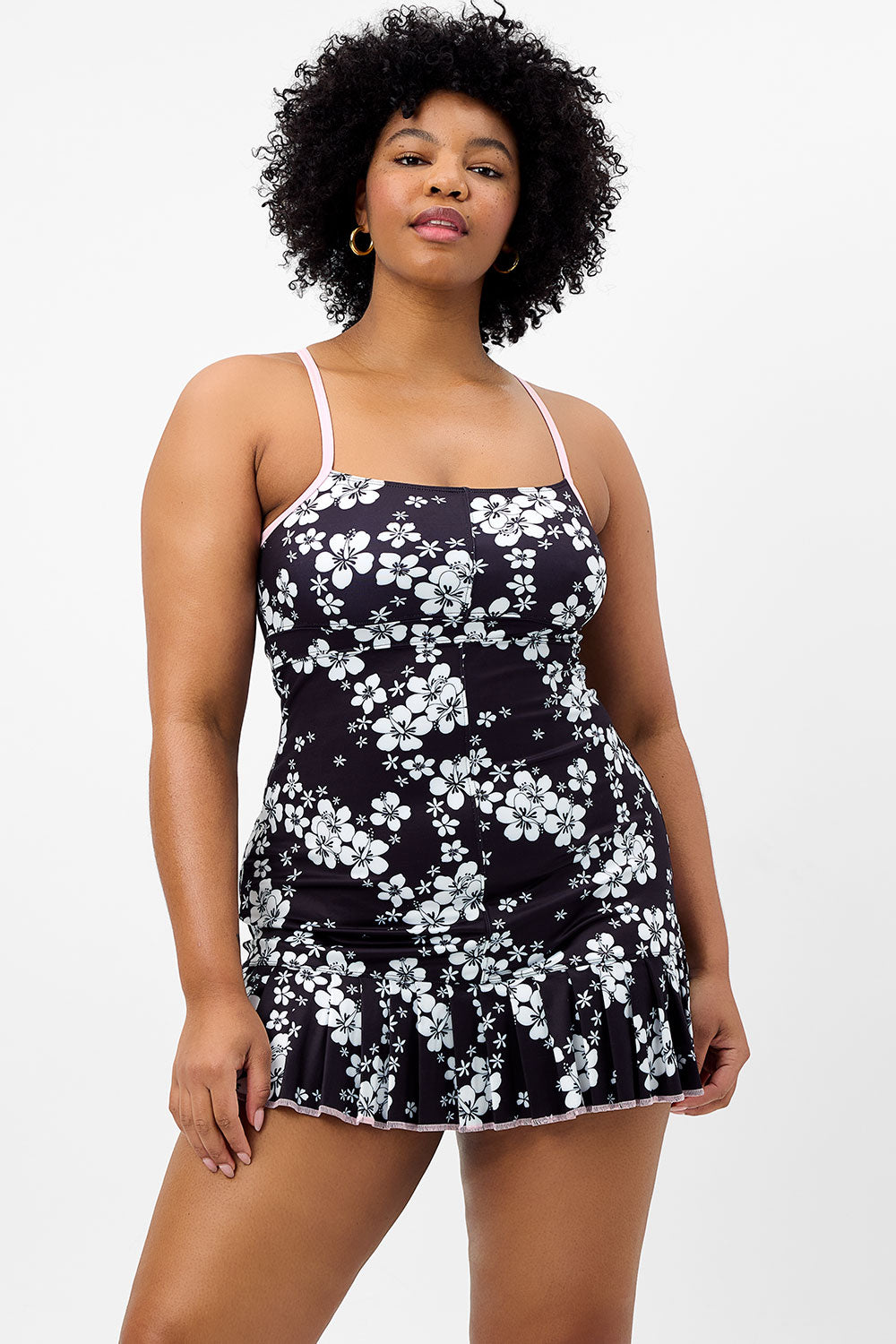 Swift Floral Tennis Dress  Plush Plumeria